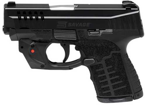 <span style="font-weight:bolder; ">Savage</span> Arms Stance MC9 Semi-Auto Pistol 9mm Luger 3.2" Barrel (1)-7Rd & (1)-10Rd Magazines 3-Dot Fixed Sights Polymer Grips Matte Black Finish