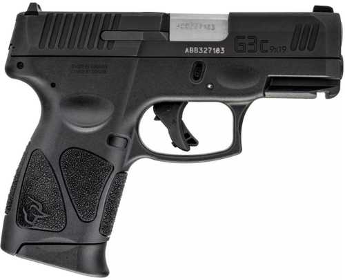 Taurus G3C Semi-Auto Pistol 9mm Luger 3.2" Barrel (3)-12Rd Magazines Black Serated Adjustable Sights Manual Safety Gen Trigger System Polymer Grips Matte Tenifer Applied Finish