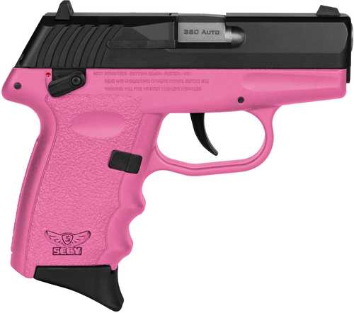 SCCY Industries CPX-4 Double Action Only Semi-Automatic Pistol .380 ACP 2.96" Barrel (2)-10Rd Magazine Contrast Sights Serrated Black Nitride Stainless Steel Slide Pink Polymer Finish