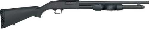 Mossberg 590 Persuader Pump Action Shotgun 20 Gauge 3" Chamber 18.5" Barrel Bead Fixed Sights Matte Black Synthetic Finish