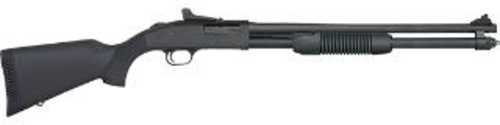 <span style="font-weight:bolder; ">Mossberg</span> 590 Persuader Bantam Youth Model Pump Action Shotgun 20 Gauge 3" Chamber 20" Barrel 8 Round Capacity Ghost Ring Sights Black Synthetic Stock Matte Blued Finish