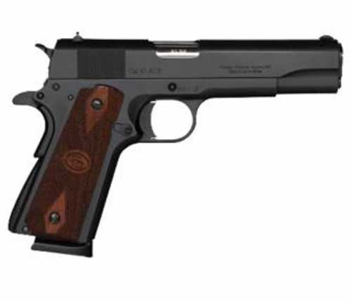 Charles Daly 1911 Semi-Automatic Pistol .45 ACP 5" Barrel (1)-8Rd Magazine Slot Mounted Front & Dovetail Rear Sights Diamond Checkered Walnut Grips Black Finish