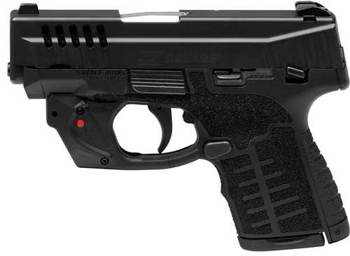 <span style="font-weight:bolder; ">Savage</span> Arms Stance MC9MS Striker Fired Semi-Automatic Pistol 9mm Luger 3.2" Barrel (1)-7Rd & (1)-10Rd Magazines 3-Dot Fixed Sights Black Polymer Finish