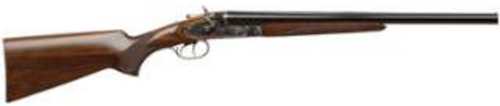 Taylors & Company 1878 Coach Gun Break Open Side By Shotgun 12 Gauge 3" Chamber 20" Blue Barrel With Inside Chrome Round Capacity Walnut Checkered Pistol Grip Blued Finish