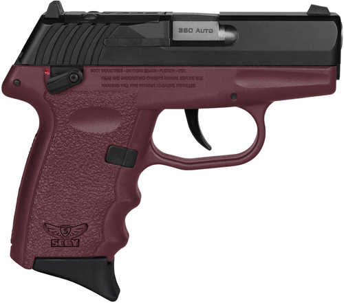 SCCY Industries CPX-4 RD Double Action Only Semi-Automatic Pistol .380 ACP 2.96" Barrel (1)-10Rd Magazine Crimson Red Black Slide Polymer Finish