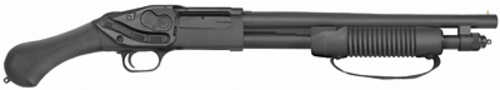 Used Mossberg 590 Shockwave Pump Action Shotgun 20 Gauge 3" Chamber 14" Cylander Barrel 5 Round Capacity Bead Sights Ambidextrous Black Polymer Finish Blemish (Damaged Box)