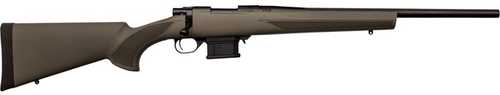 Howa M1500 Mini Action Bolt Rifle .223 Remington 22" Threaded Barrel (1)-10Rd Magazine Drilled & Tapped Green HTI Synthhetic Stock Matte Blued Finish