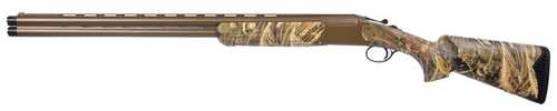 Pionter Acrius Over/Under Shotgun 20 Gauge 3" Chamber 28" Raised & Ventilated Rib Barrel 2 Round Capacity Fiber-Optic Front Sight RealTree Max-5 Camouflage Stock Midnight Bronze Cerakote Finish