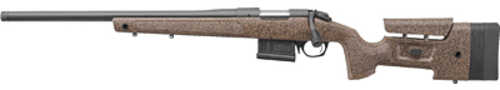 Used Bergara B-14 Series HMR Left Handed Bolt Action Rifle 6.5 <span style="font-weight:bolder; ">Creedmoor</span> 22" Barrel (1)-5Rd Magazine Black/Tan Synthetic Stock Finish Blemish (Damaged Case)