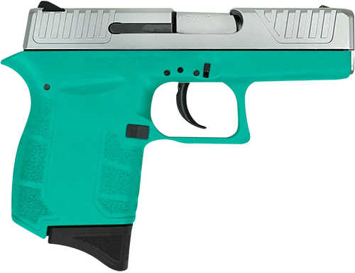 Diamondback Firearms DB9 Striker Fired Semi-Auto Pistol 9mm Luger 3" Barrel (1)-6Rd Magazine Fixed Dot Front Sight & 2-Dot Rear Stainless Slide Blue-Green Finish