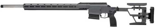 Sig Sauer Sig CROSS Bolt Action Rifle 6.5 Creedmoor 24" Barrel (1)-5Rd Magazine Cerakote Elite Concrete Collapsible/Folding Stock Brushed Stainless Steel Finish