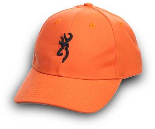 Browning Cap Youth Safety Orange with 3-D Buck Mark Logo Adjustable