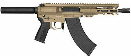 CMMG Banshee MK47 Semi-Automatic Pistol 7.62x39mm 8" Barrel (1)-30Rd Magazine Black Polymer Grips Tan Finish