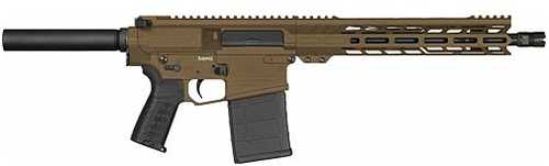 CMMG Banshee MK3 Semi-Automatic Pistol .308 Winchester 12.5" Barrel (1)-20Rd Magazine Black Polymer Grips Midnight Bronze Finish