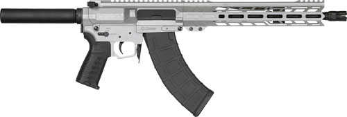 CMMG Banshee MK47 Semi-Automatic Pistol 7.62x39mm 12.5" Barrel (1)-30Rd Magazine Black Polymer Grips Titanium Finish