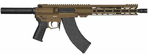 CMMG Banshee MK47 Semi-Automatic Pistol 7.62x39mm 12.5" Barrel (1)-30Rd Magazine Black Polymer Grips Midnight Bronze Finish