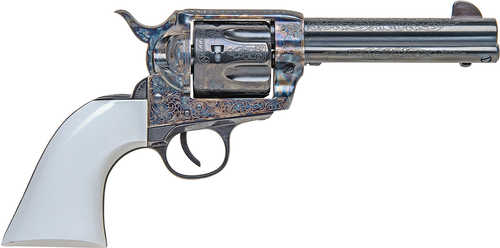 Traditions Frontier 1873 Single Action Revolver .357 Magnum 4.75" Barrel 6 Round Capacity White PVC Grips Color-Case Hardened Finish