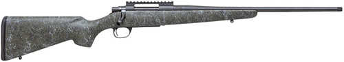 Howa M1500 Super Lite Bolt Action Rifle 7mm-08 Remington 20" Barrel 5 Round Capacity Green With Gray & Black Webbing Carbon Fiber Stock Blued Finish