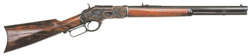 Taylor's & Company <span style="font-weight:bolder; ">Uberti</span> 1873 Lever Action Rifle .45 Colt 20" Barrel 10 Round Capacity Walnut Straight Stock Blue Finish with Case Hardened Frame