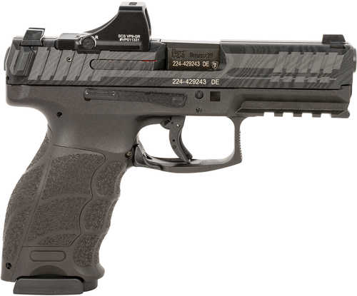 Heckler & Koch VP9 LE PI Semi-Automatic Pistol 9mm Luger (2)-17Rd & (1)-20Rd Magazines Holosun SCS Included Damascus Cerakote Slide Black Finish