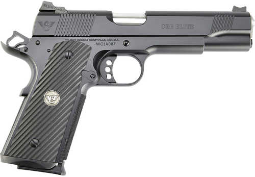 Wilson Combat 1911 CQB Elite Semi-Autoamtic Pistol .45 ACP 5" Barrel (1)-8Rd Magazine G10 Starburst Grip Black Finish