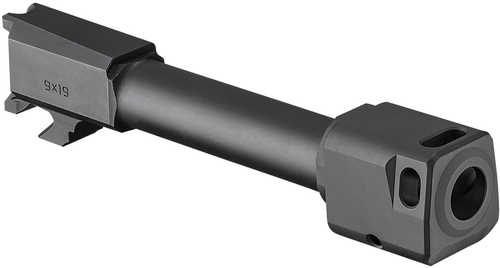 Springfield Armory HC0901TB-Kit Hellcat Replacement Barrel 3.80" Threaded 9mm Luger With Self-Indexing Compensator, Blac