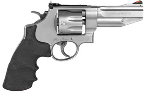 Used Smith & Wesson Model 627 Pro Series Double Action Revolver .357 Magnum 4" Barrel 8 Round Capacity Rubber Grips Matte Stainless Finish