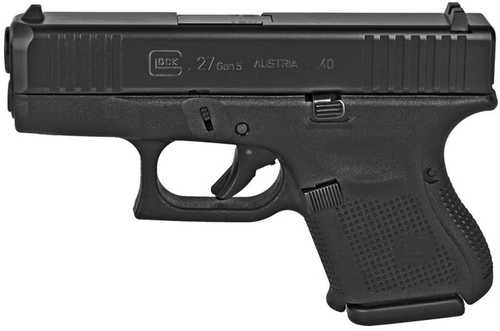 Used Glock 27 Semi-Automatic Pistol .40 S&W 3.43" Barrel (1)-9Rd Magazine Fixed Sights Black Polymer Finish