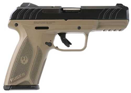 Ruger Security-9 Semi-Automatic Pistol 9mm Luger 3.9" Barrel (2)-15Rd Steel Magazines Blued Slide Flat Dark Earth Polymer Finish