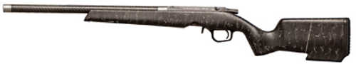 Used <span style="font-weight:bolder; ">Christensen</span> Arms Ranger 22 Bolt Action Rifle 17 HMR 18" Barrel (1)-10Rd Magazine Black With Gray Webbing Composite Stock Black Finish