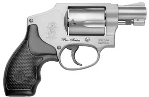 Used Smith & Wesson Model 642 Pro Series Double Action Revolver .38 Special +P 1.88" Barrel 5 Round Capacity Black Rubber Grips Matte Silver Finish