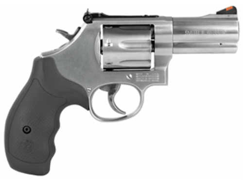 Used Smith & Wesson Model 686 Plus Double/Single Action Revolver .357 Magnum 3" Barrel 7 Round Capacity Black Rubber Grips Stainless Steel Satin Finish