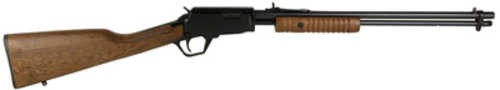 Used Rossi Gallery Pump Action Rifle .22 WMR 20" Barrel 12 Round Capacity Adjustable Sights Wood Stock Matte Black Finish