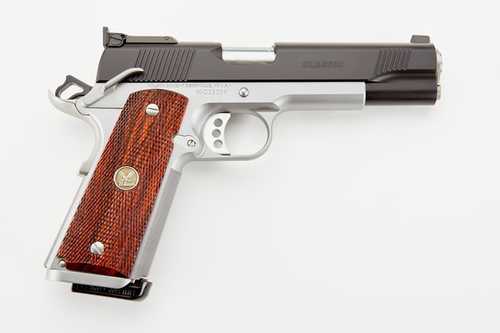 Wilson Combat CA Classic Semi-Automatic Pistol .45 ACP 5" Barrel (2)-8Rd Magazines Adjustable Sights Cocobolo Fully-Checkered Grips Black Armor-Tuff Slide Stainless Finish