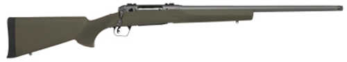 Used Savage 110 Trail Hunter Bolt Action Rifle 7MM-08 Remington 22" Barrel (1)-4Rd Magazine Olive Drab Green Hogue Overmolded Stock Tungsten Finish