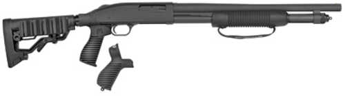 Used Mossberg 590 Tactical Pump Action Shotgun 12 Gauge 3" Chamber 18.5" Cylinder Barrel 6 Round Capacity 6 Position Flex Tactical Stock with Corn Cob Forend Blued Finish