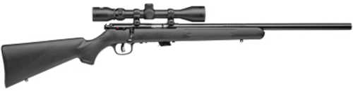 Used <span style="font-weight:bolder; ">Savage</span> Mark II FVXP Bolt Action Rifle .22 Long Rifle 21" Barrel (1)-5Rd Magazine Bushnell 3-9x40 Scope Included Synthetic Stock Blued Finish