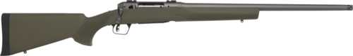 Savage Arms 110 Trail Hunter Bolt Action Rifle 6.5 Creedmoor 22" Barrel 4 Round Capacity OD Green Hogue Synthetic Stock With AccuFit Tungsten Finish