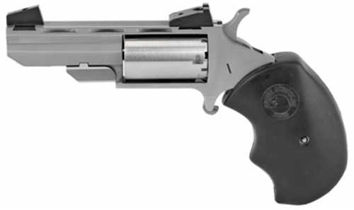 Used North American Arms Black Widow Single Action Revolver 22 Long Rifle/22 WMR 2" Barrel 5 Round Capacity Adjustable Sights Rubber Grips Stainless Steel Finish