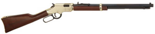 Used <span style="font-weight:bolder; ">Henry</span> Golden Boy Lever Action Rifle 22 WMR 20.5" Blued Barrel 12 Round Capacity Adjustable Sights Walnut Stock Brass Finish