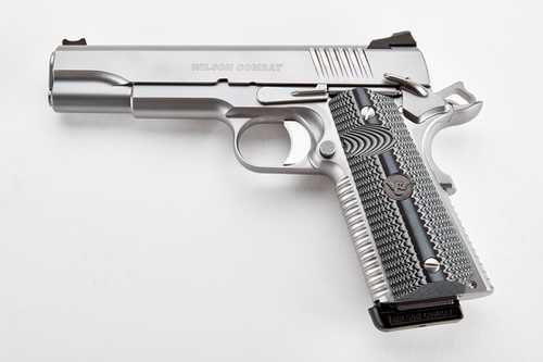 Wilson Combat ACP Pistol 9mm Luger 5" Barrel 10Rd Silver Finish