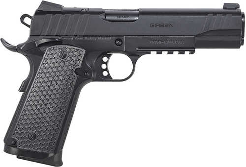 Girsan MC1911 S Influencer Pistol 38 Super 5" Barrel 9Rd Black Finish