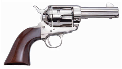 Cimarron Pistolerol Revolver 9mm Luger 3.5" Barrel 6 Nickel Finish