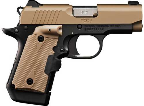Kimber Micro 9 Pistol 9mm Luger 3.15" Barrel 7Rd Tan & Black Finish