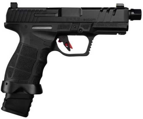 SAR Arms SAR9 Socom Pistol 9mm Luger 4.5" Barrel 21RD Black Finish