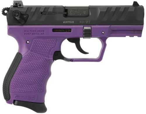 Walther Arms PD380 Pistol 380 ACP 3.7" Barrel 9Rd Black Slide Purple Finish