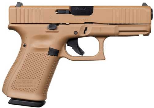 Glock 19 Pistol 9mm Luger 4.02" Barrel 15Rd Brown Finish