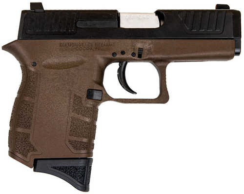 Diamondback Firearms DB9 G4 Semi-Auto Pistol 9mm Luger 3.1" Barrel (1)-6Rd Mag 3 Dot Contrast Midnight Bronze Polymer Finish