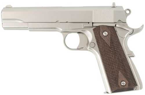 Tisas 1911A1 Stakeout Pistol 9mm Luger 5" Barrel 9Rd Silver Finish