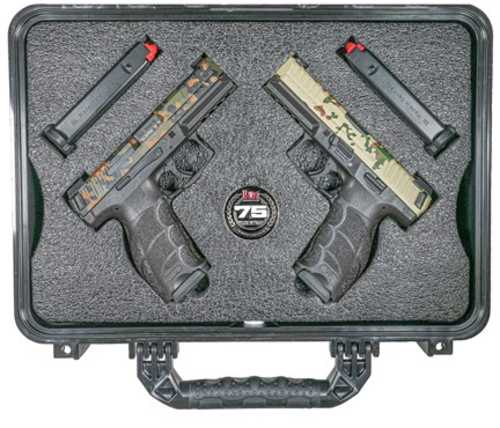 Heckler & Koch VP9 Two Pistol Set Pistol 9mm Luger 4.1" Barrel 17Rd Black Camo Slide Black Finish